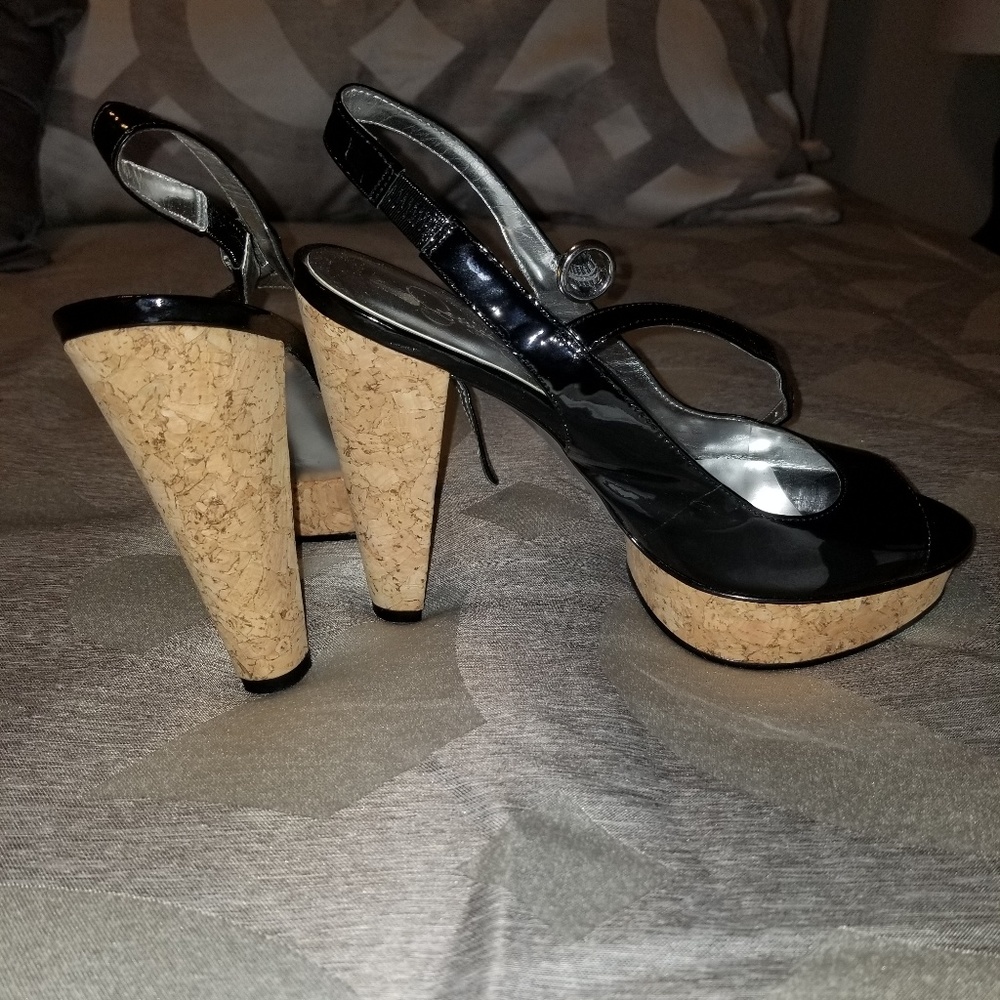 Jessica Simpson Black Heels 7.5